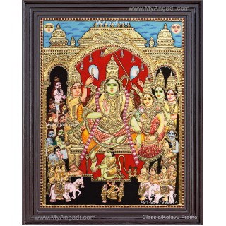 Ramar Pattabhisekam Tanjore Painting