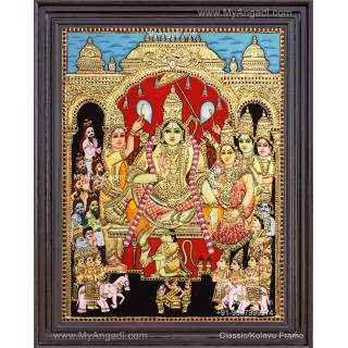 Ramar Pattabhisekam Tanjore Painting