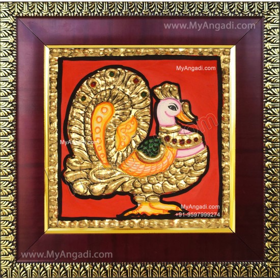 Peacock Tanjore Painting