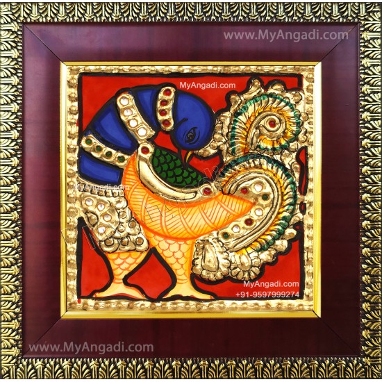 Peacock Tanjore Painting