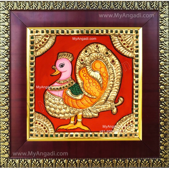 Peacock Tanjore Painting