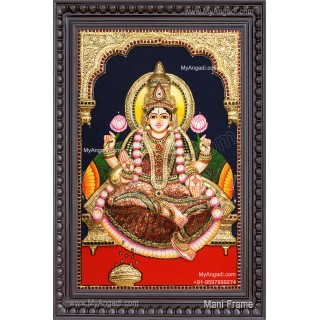 Mahalakshmi 3D Tanjore Painting