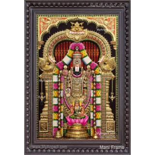 3d Balaji Lakshmi Tanjore Painting