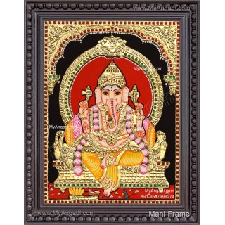 Ganapathi Tanjore Painting 