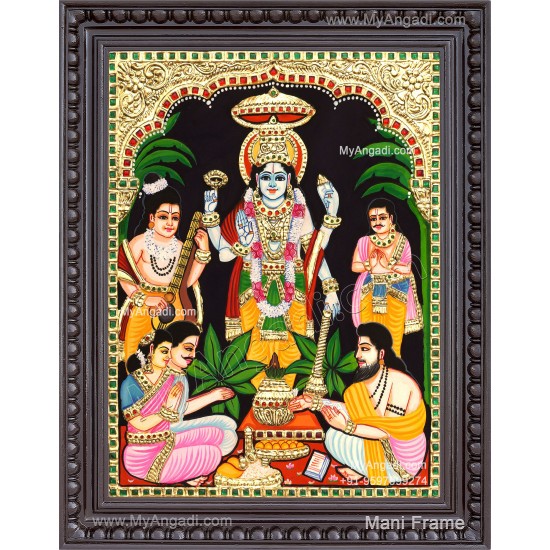 Sathya Narayana Tanjore Painting