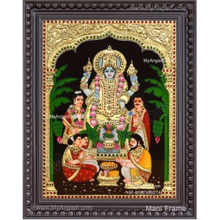 Sathya Narayanan Tanjore Painting
