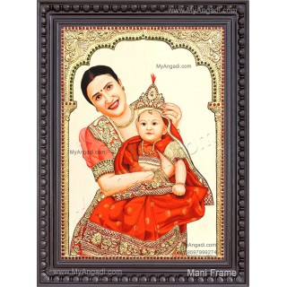 Customized Portrait Tanjore Painting