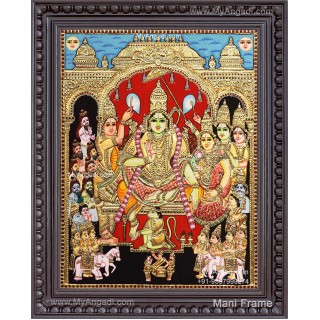 Ramar Pattabhisekam Tanjore Painting