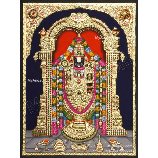 2D Balaji Tanjore Painting