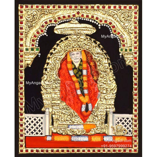 Saibaba Tanjore Painting
