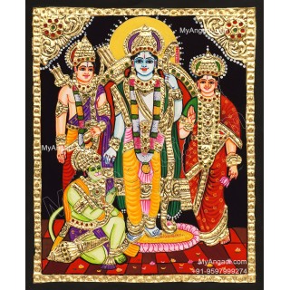 Ram Parivar Tanjore Painting