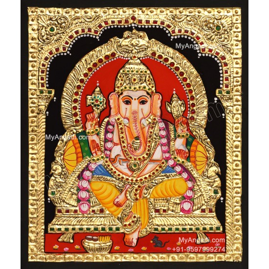 Ganesha Tanjore Painting