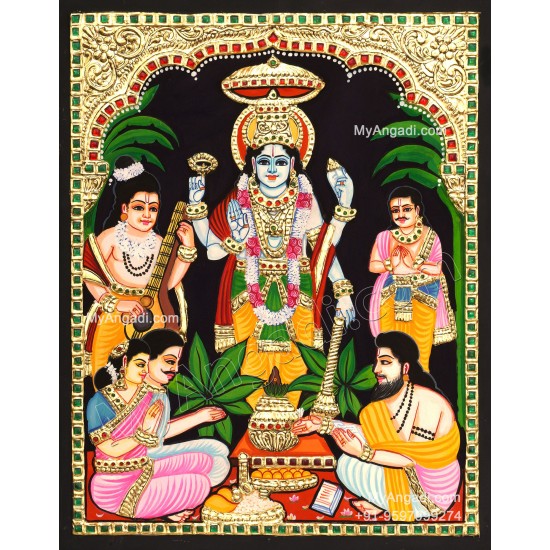 Sathya Narayana Tanjore Painting