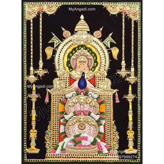 Kukke Subramanya Tanjore Painting