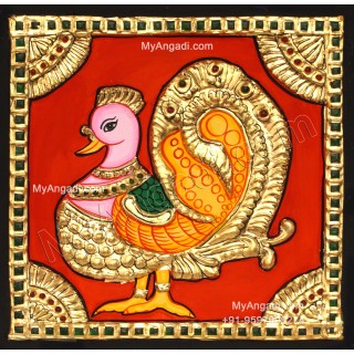 Peacock Tanjore Painting
