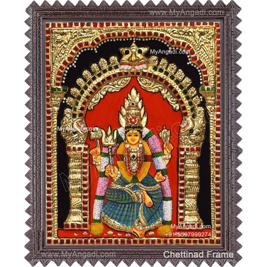 Kuladeivam 3D Tanjore Painting