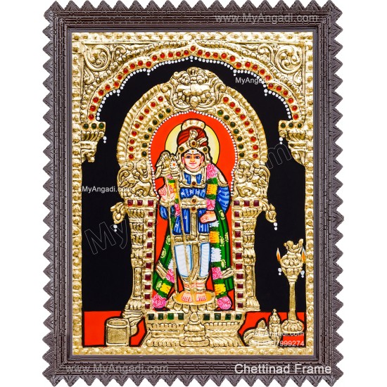 Raja Alangara Murugan Tanjore Painting Raja Alangara Murugan Tanjore Painting