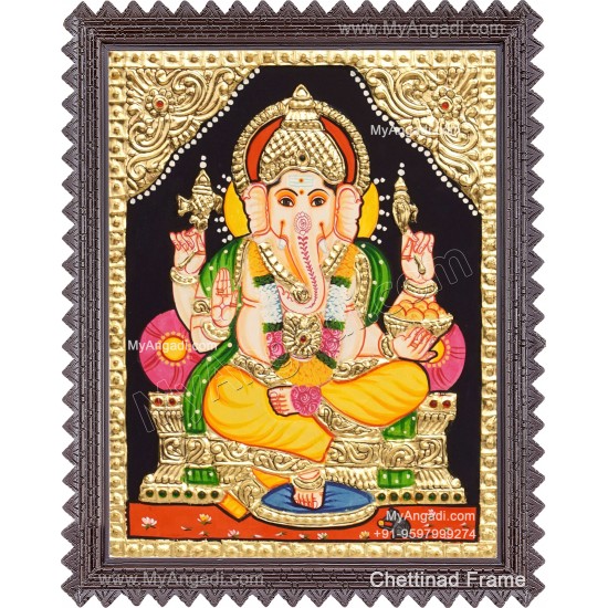 Ganapathi Tanjore Painting Ganapathi Tanjore Painting