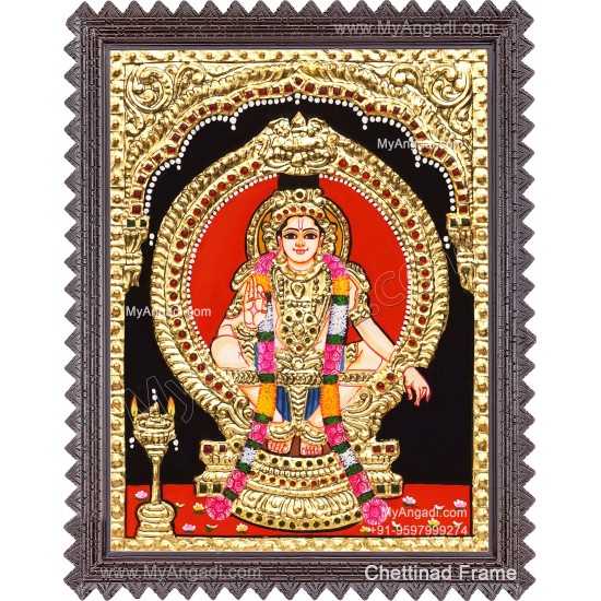 Aiyappan Tanjore Painting