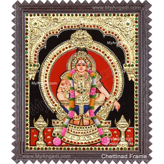 Iyyappan Tanjore Painting