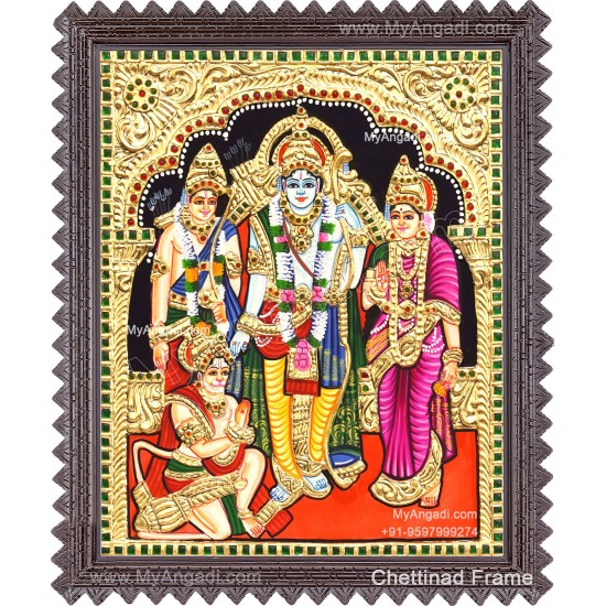 Ram Darbar Tanjore Painting