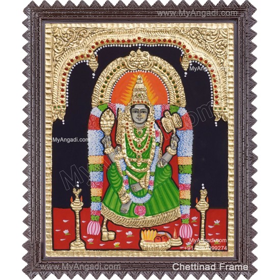Angala Parameshwari Amman Tanjore Painting