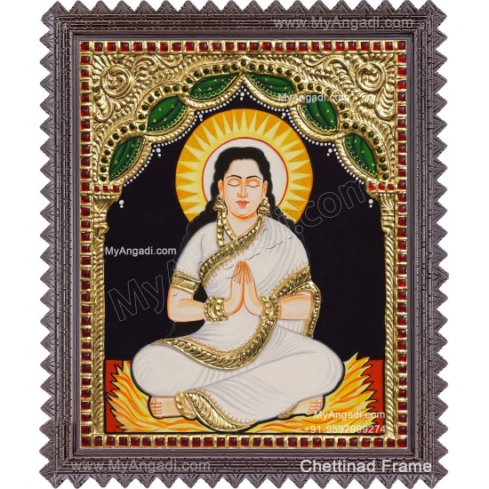 Vengamamba Ammavaru Tanjore Painting Vengamamba Ammavaru Tanjore Painting