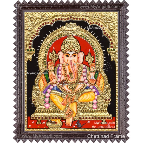 Ganesha Tanjore Painting