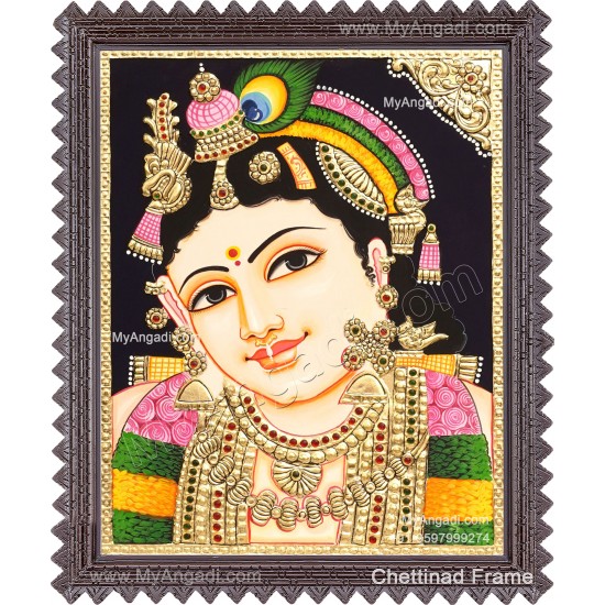 Krishna Tanjore Painting