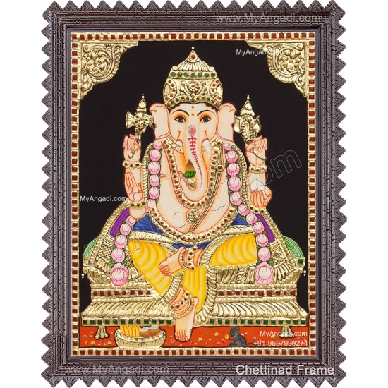Ganesha Tanjore Painting Ganesha Tanjore Painting