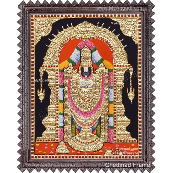 Thirupathi Venkatachalapathi Tanjore Painting Thirupathi Venkatachalapathi Tanjore Painting