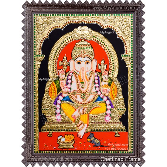Pillayar Tanjore Painting Pillayar Tanjore Painting