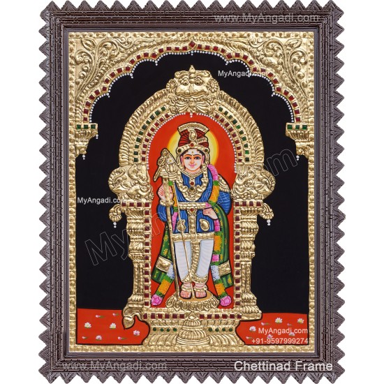 Raja Alangara Murugan Tanjore Painting Raja Alangara Murugan Tanjore Painting