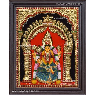 Kuladeivam 3D Tanjore Painting