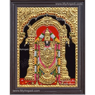 Venkateshwara  Swamy Tanjore Painting