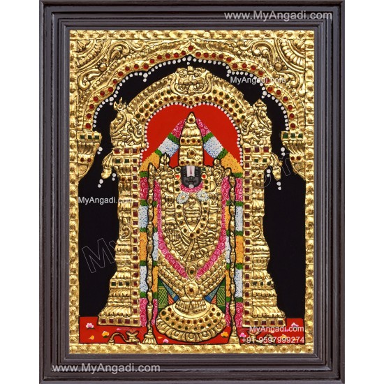 Venkateshwara  Swamy Tanjore Painting