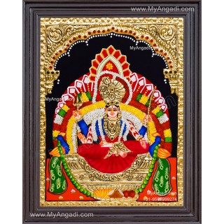 Sri Angala Parameshwari Tanjore Painting
