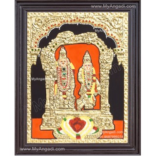 Arulmigu Raajaswamy Nallamangai Amman Tanjore Painting