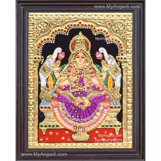 Gajalakshmi Tanjore Painting