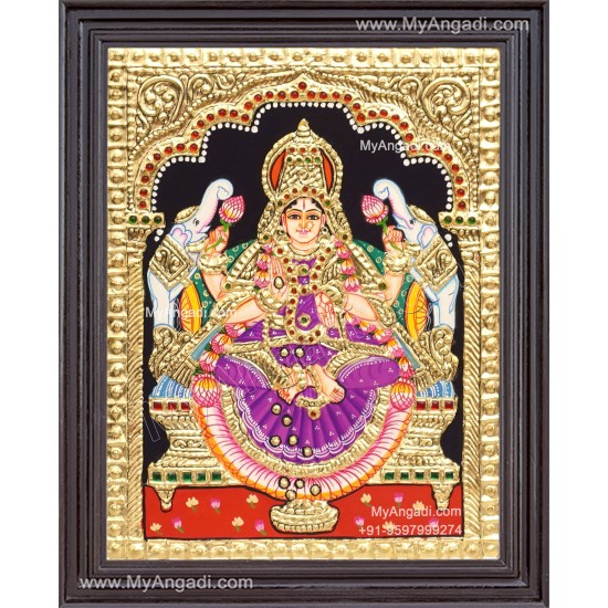 Gajalakshmi Tanjore Painting Gajalakshmi Tanjore Painting