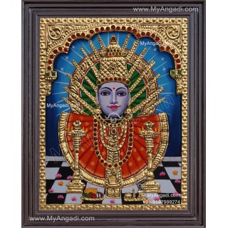 Yellamma Devi Tanjore Painting