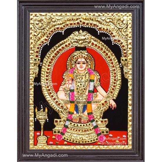 Aiyappan Tanjore Painting