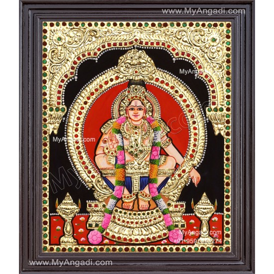 Iyyappan Tanjore Painting