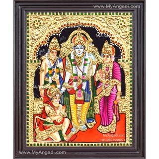 Ram Darbar Tanjore Painting