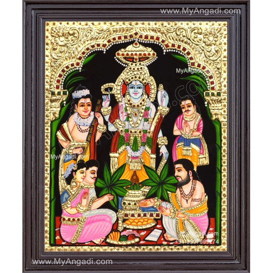Sathyanarayana Tanjore Painting