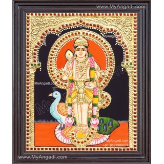 Mayil Murugan Tanjore Painting