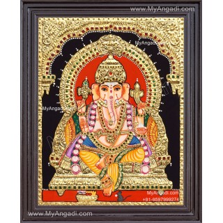 Ganesha Tanjore Painting