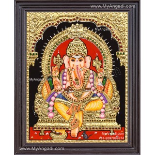 Ganesha Tanjore Painting