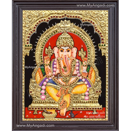Ganesha Tanjore Painting