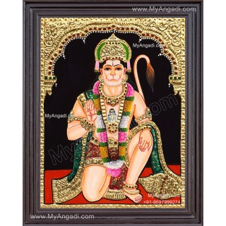 Hanuman Tanjore Painting
